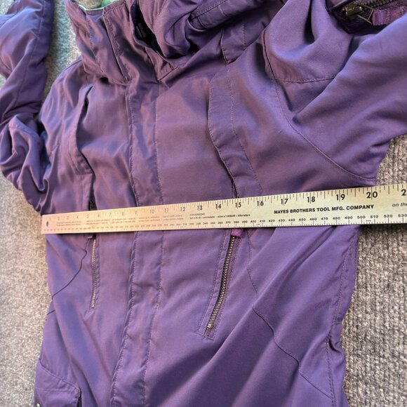 Burton The White Collection Women's Ski Parka Jacket Purple Full Zip Size Medium - Picture 9 of 11